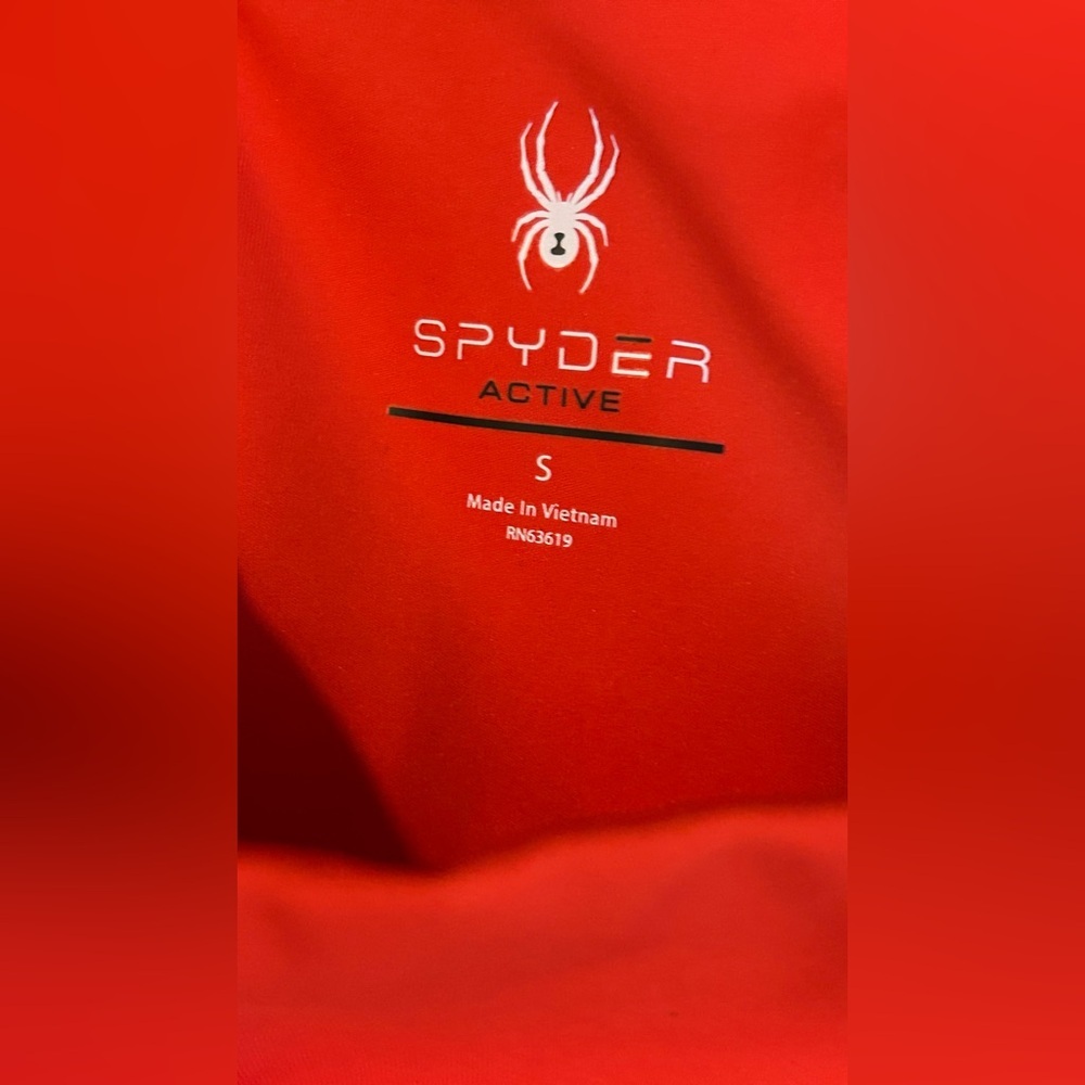 Spyder Vibrant Red Leggings Size Small - Picture 5 of 6